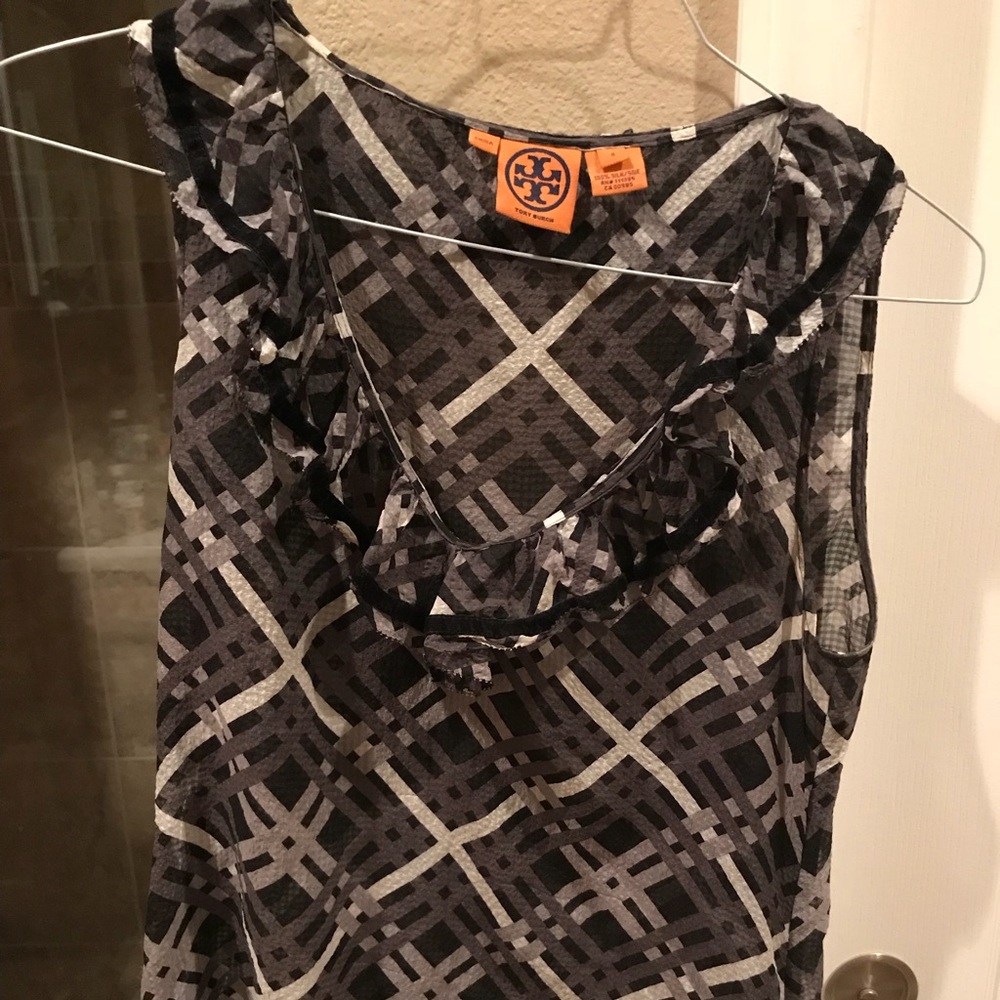 Tory Burch Sheer tunic blouse by Tory Burch